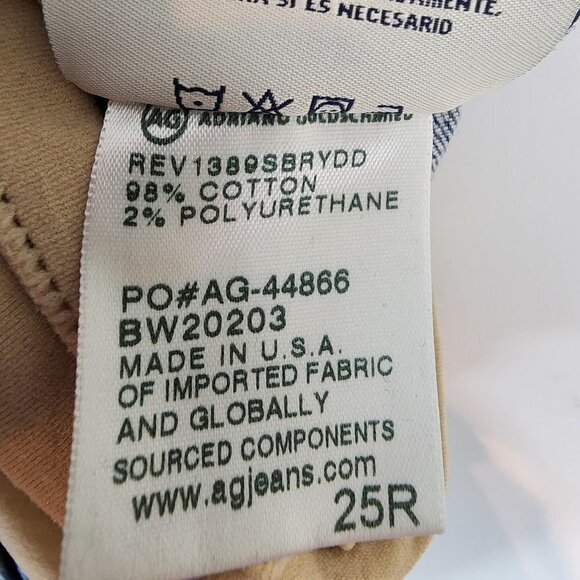 Adriano Goldschmied Secret Fit Over Belly Skinny‎ Mid Wash Distressed Jeans 25 - Picture 6 of 11